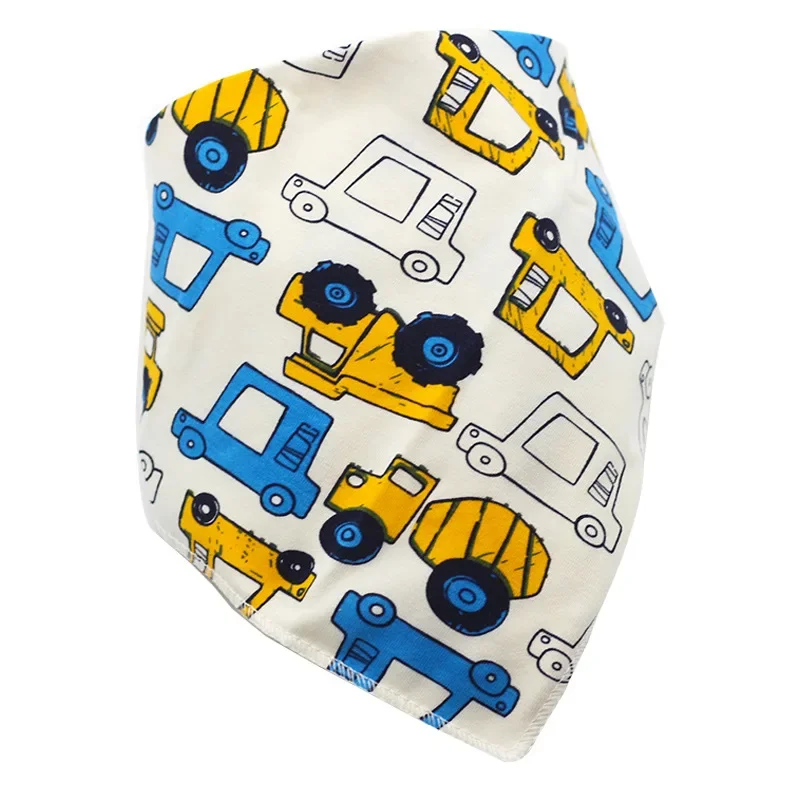 Bandana Bibs Baby Cotton Babador Feeding Smock Infant Triangle Burp Cloths Cartoon Saliva Towel Baby Eating Accessory Baby Stuff