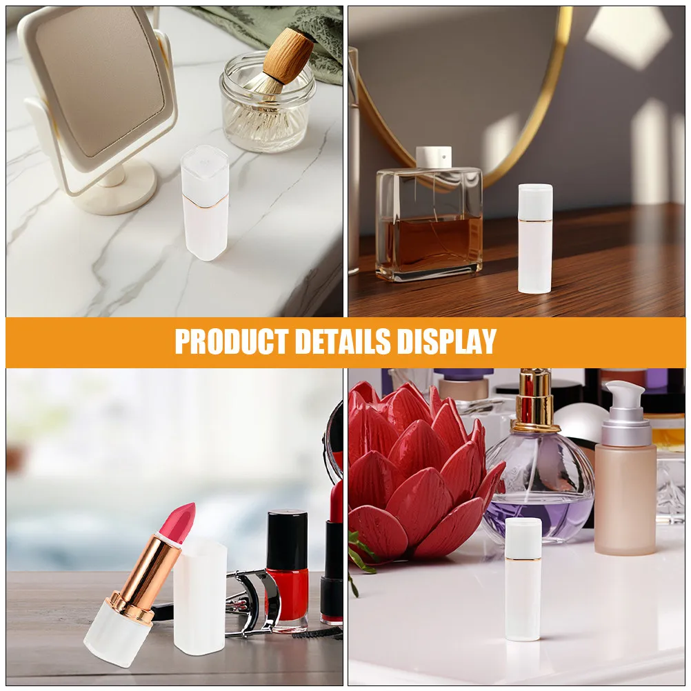 2 stuks lippenstiftmaakbuizen, hervulbare draagbare lippenbalsemcontainers, lege plastic lipglossbuizen, doe-het-zelf schoonheidstool