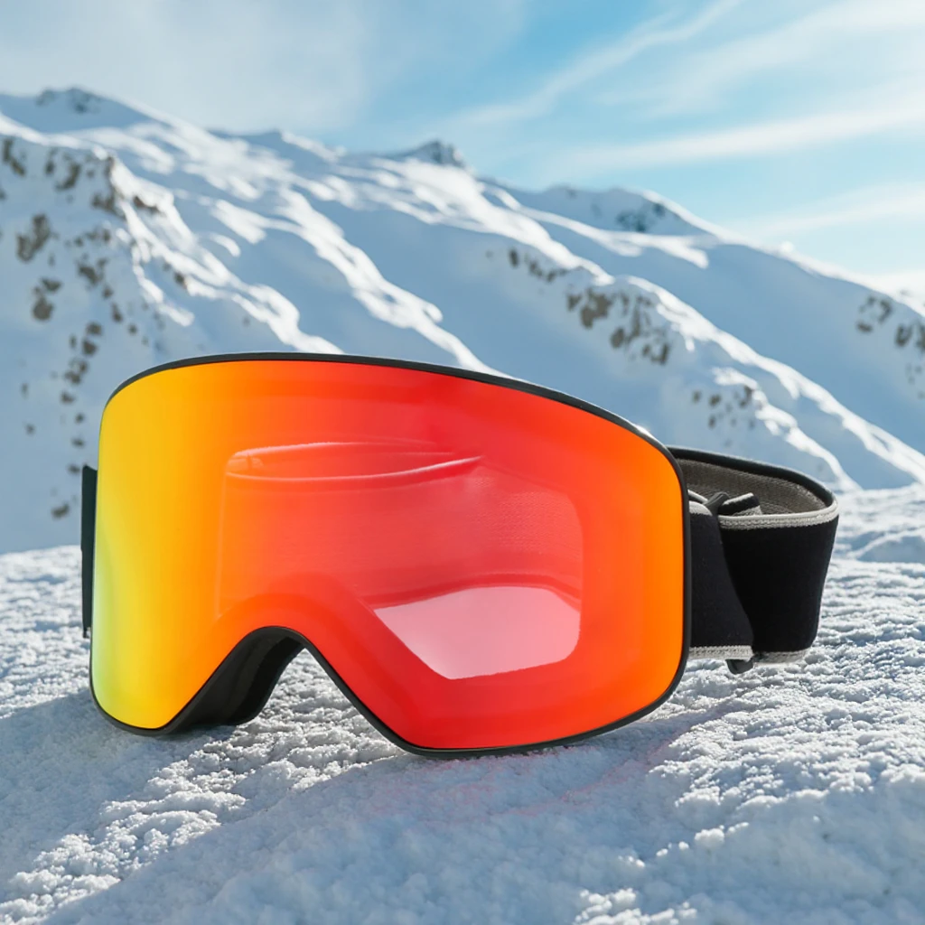 

Мужские и женские двухслойные лыжные очки с поликарбонатными линзами, ветрозащитные, противотуманные, модные, для активного отдыха, для взрослых, разноцветные, оптом