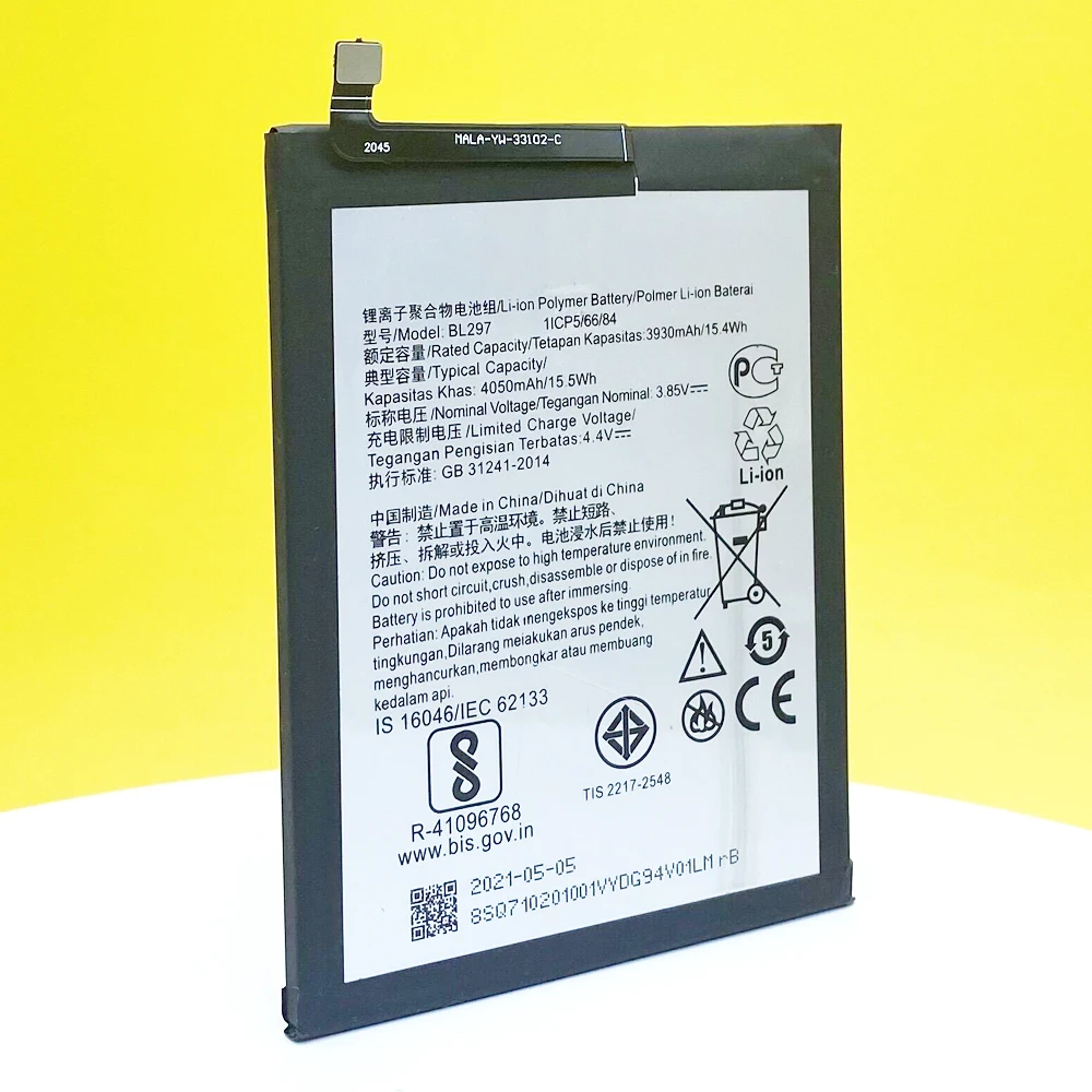 100% NEW Battery For Lenovo K5 Pro L38041 / Z6 Lite 6.3 L38111 4050mAh BL297 NEW Produce In Stock