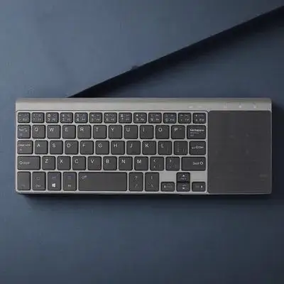 Teclado sem fio ultrafino elegante touchpad 2.4ghz durável material ABS de alta qualidade fácil de usar para viagens trabalho silencioso
