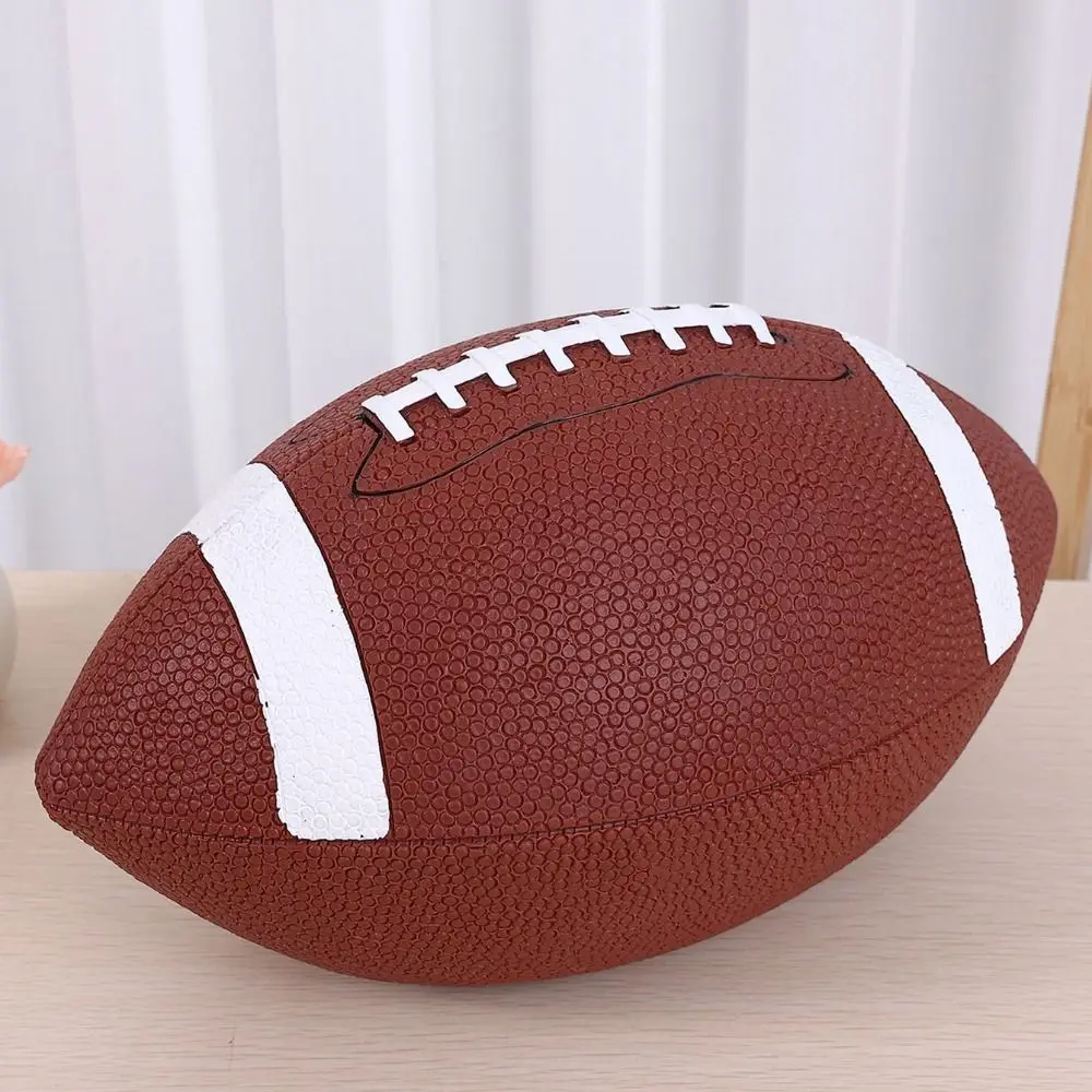 Tanque de ahorro de monedas de fútbol de Rugby, tanque de dinero de Rugby de gran capacidad de fútbol americano, caja de almacenamiento duradera y bonita para niños para el hogar