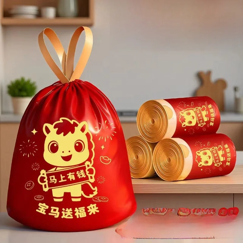thiened-dstring-tra-bag-2026-new-year-year-pattern-home-office-use-pe-material-kitchen-waste-disposal
