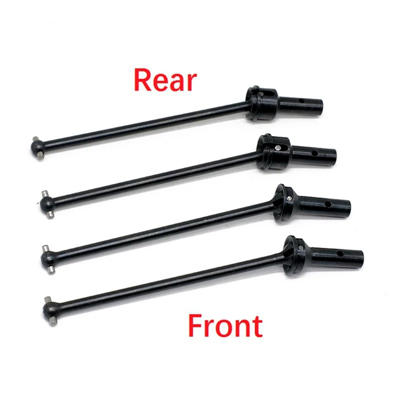 Set di alberi di trasmissione CVD anteriori posteriori in metallo da 2 pezzi per auto ARRMA Mojave 1/7,1