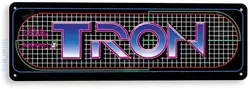 Tinworld Tin Sign Tron Arcade Shop Game Room Marquee Metal Sign Decor Retro Console A655