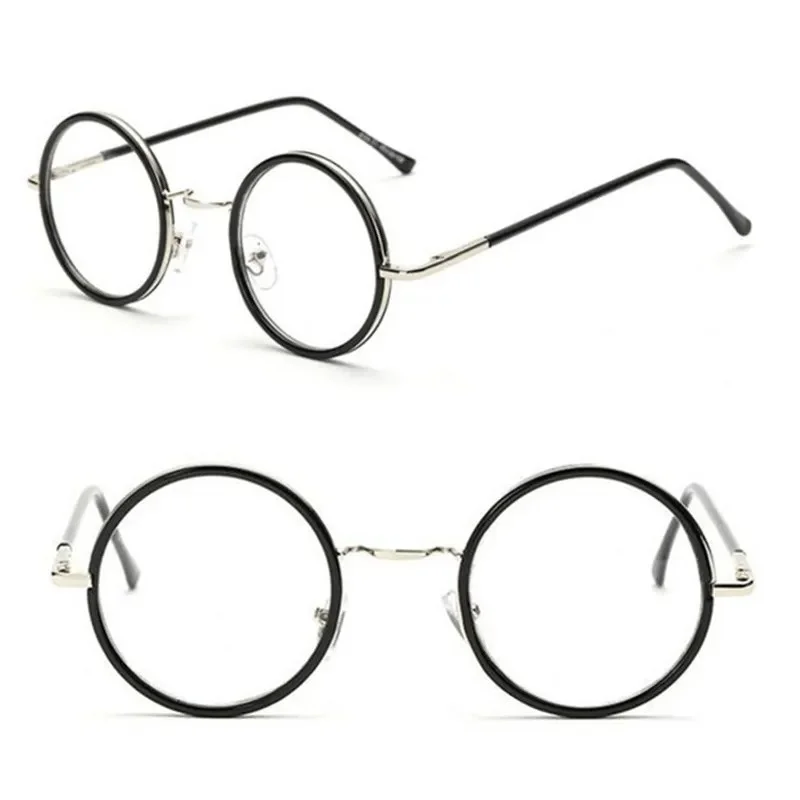 

45mm Vintage Round Spring Hinges Eyeglass Frames Myopia able Full Rim Glasses Spectacles Computer Anti Rx able