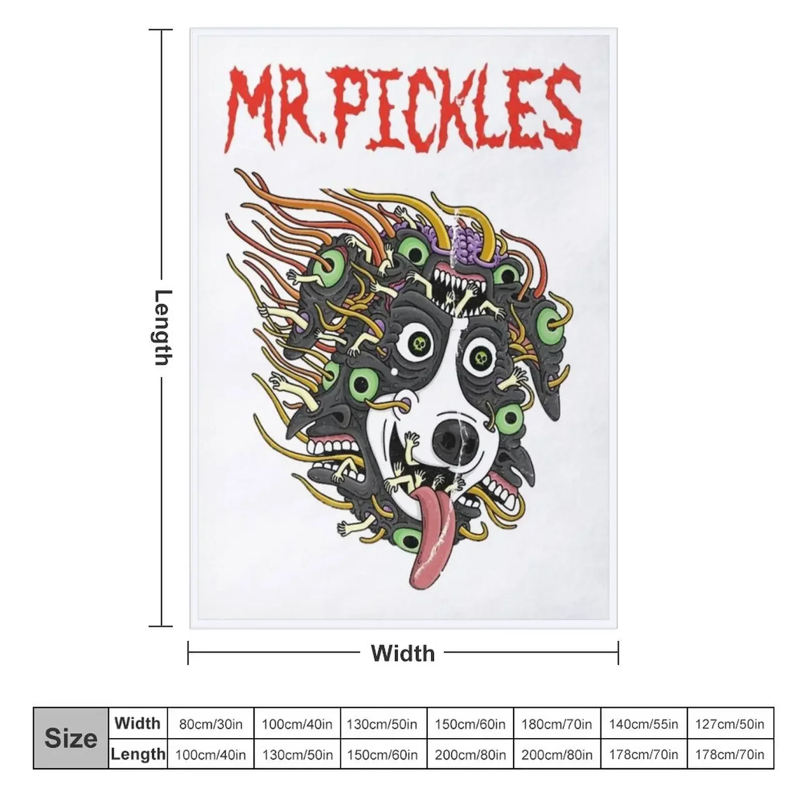 Mr. Pickles Classic Thrash-tacular Classic Throw Blanket Luxury Heavy Blankets