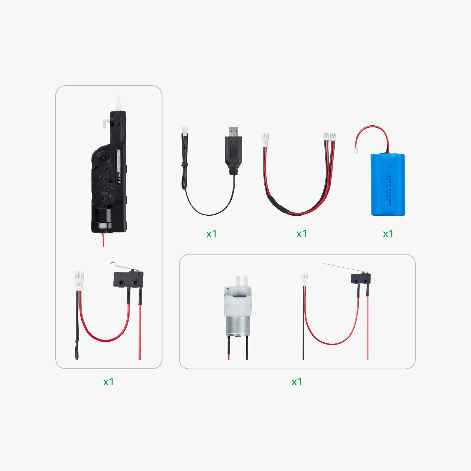 Dla BambuLab Electric Water Spray Kit 02 Creator Program dla komponentów sprzętowych Elektryczny pistolet na wodę Zabawka z nadrukiem 3D Marker World — zdjęcie produktu 4