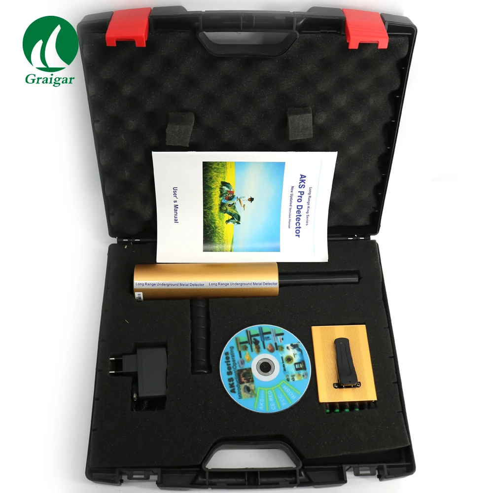 High Performance Portable AKS Cooper,Gold,Silver and Diamond Metal Detector