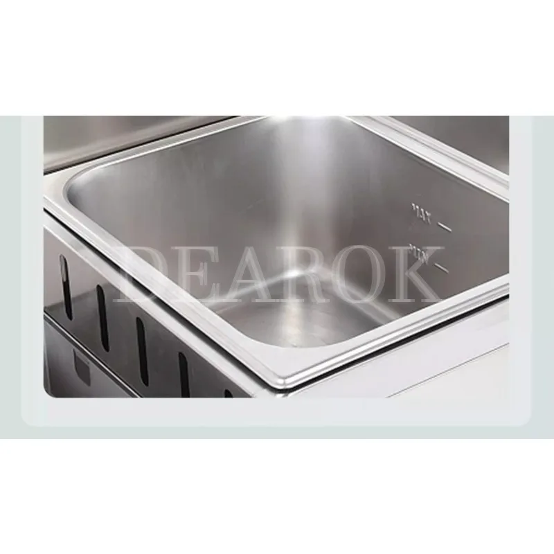 12L  Fries Machine Stainless Steel Gas Fryer Countertop  Fried Chicken French Commercial Deep Fryer Machine Commercial