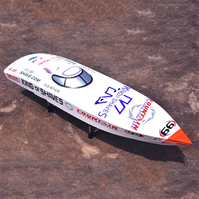 RC P1 Boat Model 26CC Hull Model Fine Car Painted Decal Hull 1285mm Recommended Power 26-35cc Petrol Engine