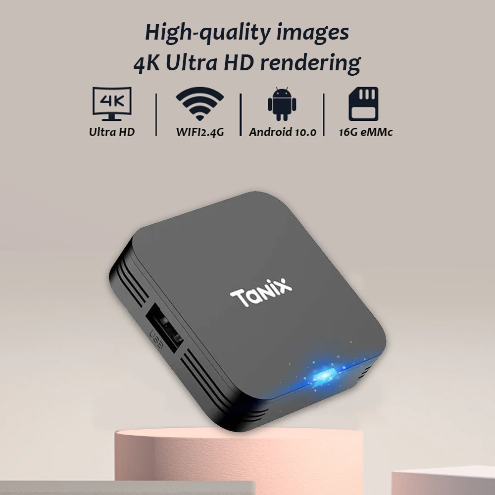 

Tanix TX1 Android 10 TV Box 2.4G WIFI 4K HDR 3D 8GB 16GB Allwinner H313 Quad Core Global Media Player Set Top Box