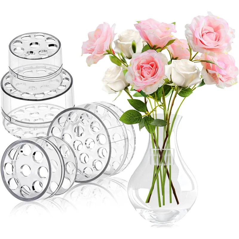 AB34-Spiral Ikebana Stem Holder,Spiral Stem Holder For Flowers,8Pcs DIY Bouquet Kit Spiral Ikebana Stem Holder For Flowers