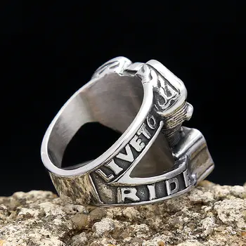 10 最佳銷售 不銹鋼摩托車戒指 - №2