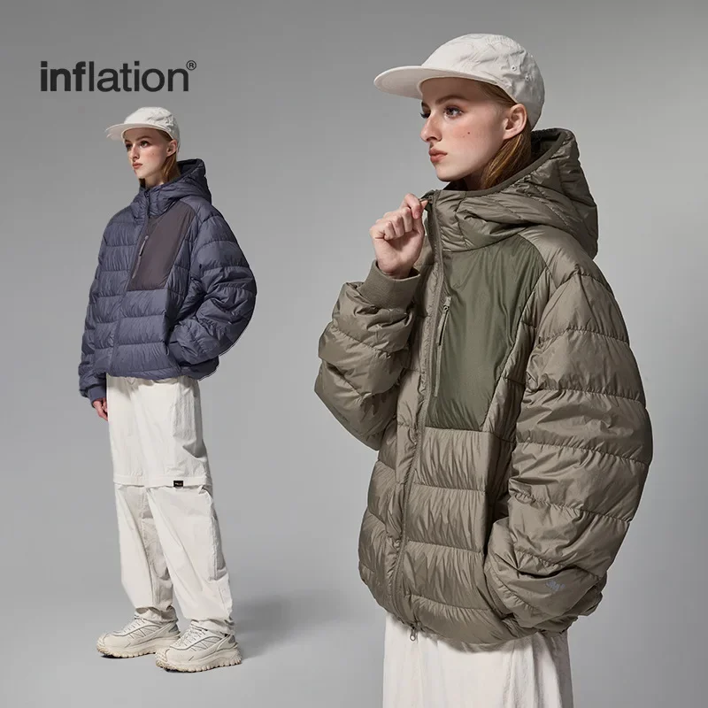 New Collectable Down Jacket Water-repellent Lightweight Hooded 90 Down Jacket 2024 Autumn  Winter Coat