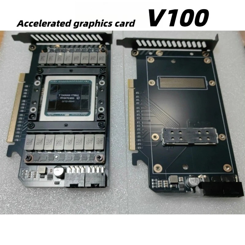 V100 16GB GPU SXM2 PCIe 3.0x16 Accelerator Card High Performance Computing