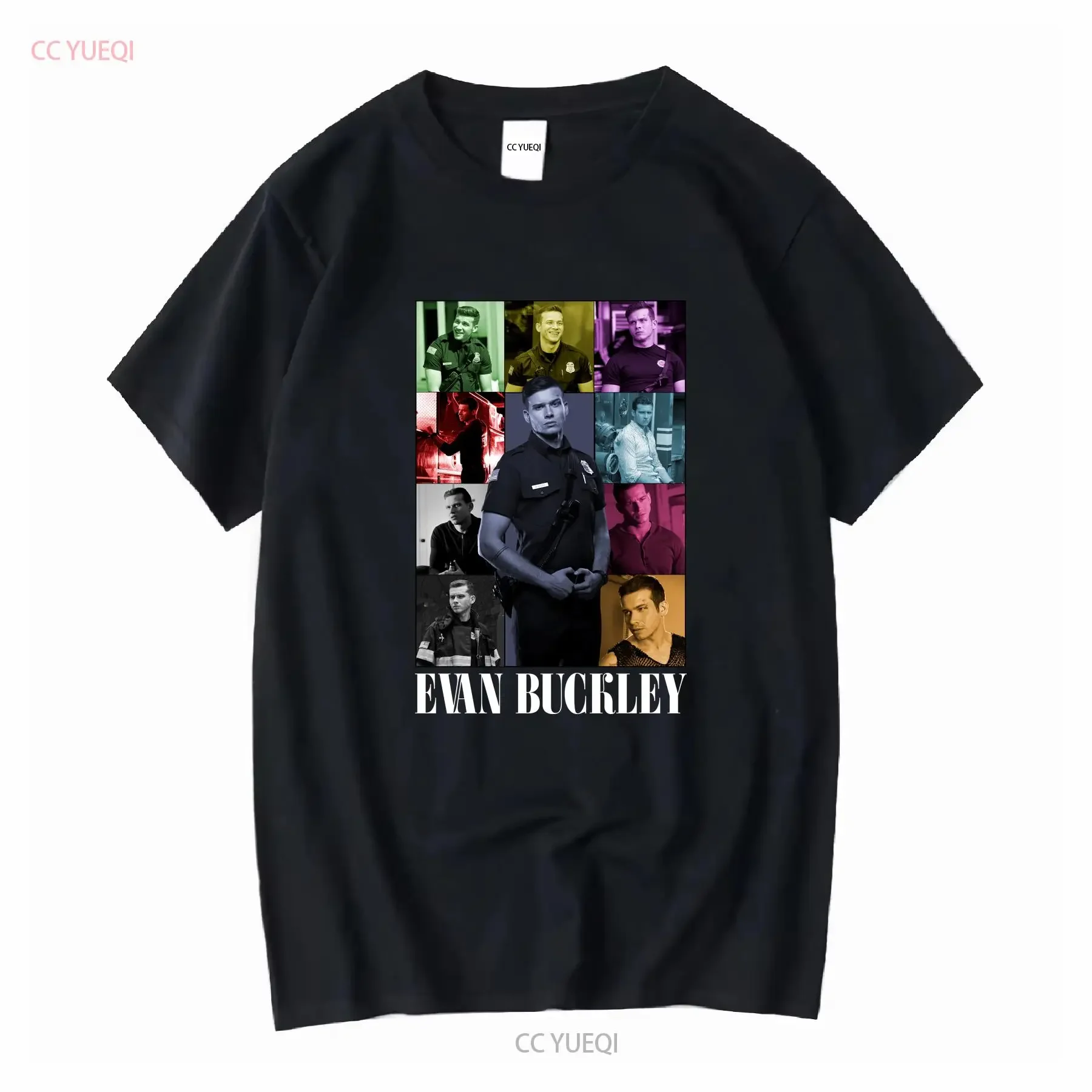 Evan Buckley Actor Movie T Shirt vintage Washed Soft Slightly graphic Stretched streetwear Casual designer clothes homme