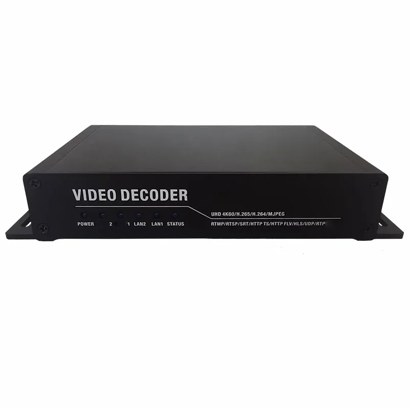 OTV-MD16 IP RTMP RTSP TS RTSP UDP HTTP TS  FLV UDP SRT RTP to Video Decoder H265 H264