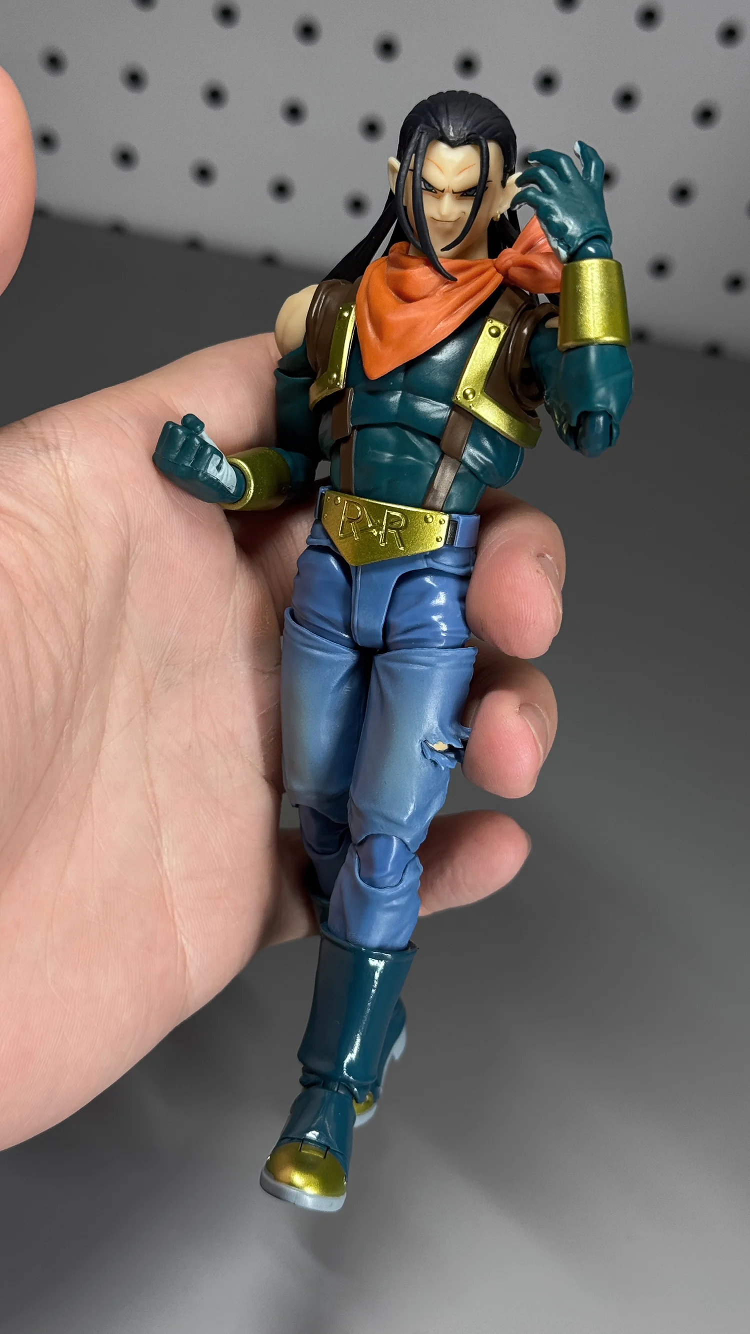 

Original Bandai S.H.Figuarts SHF Dragon Ball SUPER ANDROID 17 Anime Action Figure Model Toys Collection Hoilday Gifts In Stock