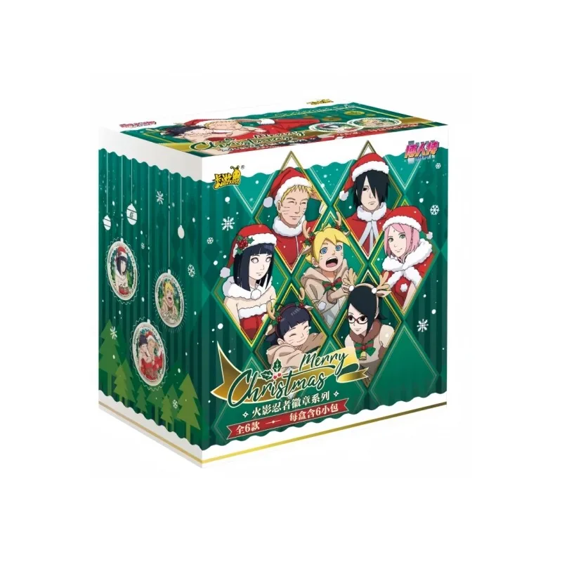 KAYOU véritable Naruto Badges de noël Anime périphérique Naruto Sasuke vacances cadeau limité
