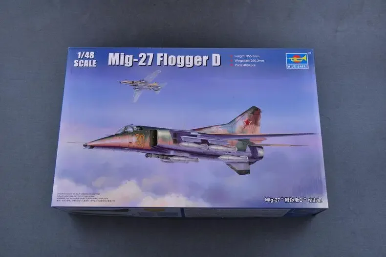 Trumpeter Model Kit 05802 1/48 Mig-27 Flogger D Plastic Model Aircraft