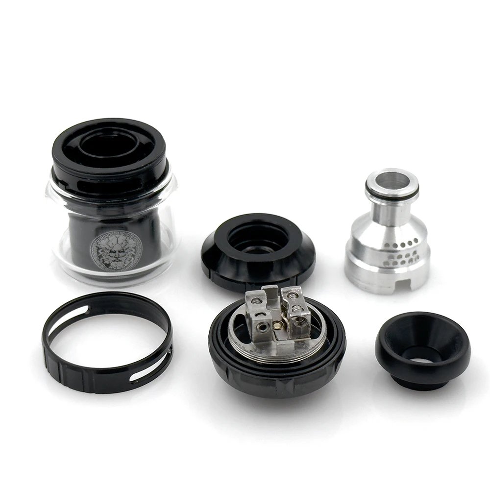 Vmiss Zeus X RTA Atomizer 4.5ml Tank 25mm Coil Wicks 810 Drip Tip Airflow Leakproof for 510 Thread Vape Mod