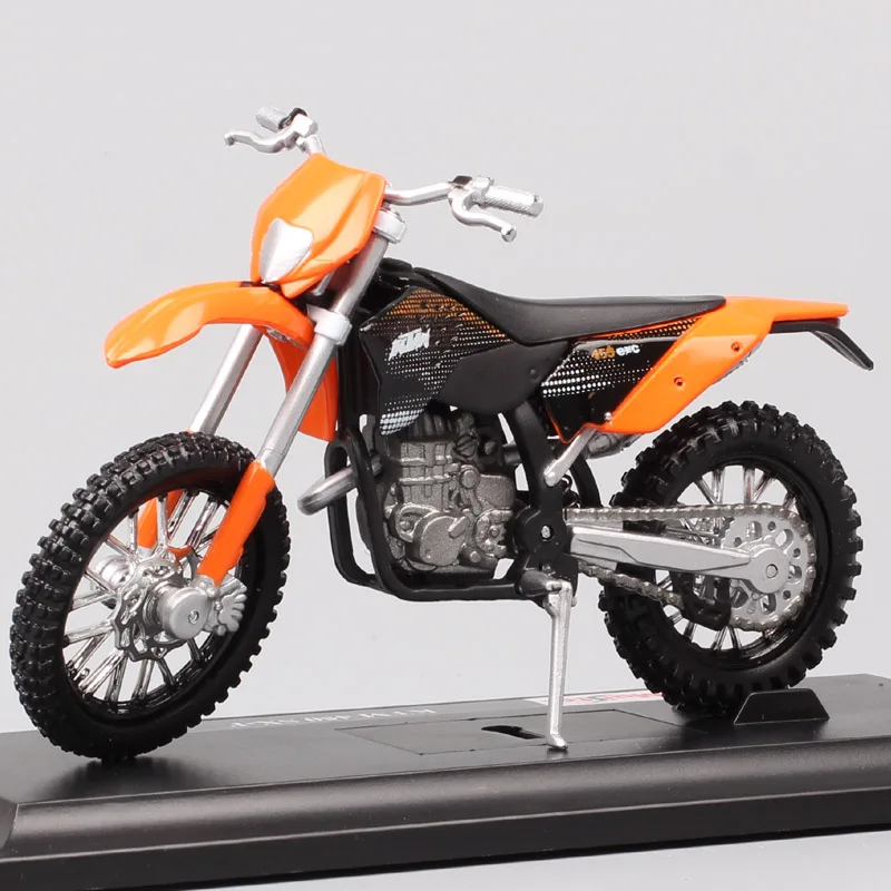 Maisto 1/18 Scale 450 EXC 520 525 SX  640 690 Duke RC390 Dirt Motocross Bike Model Diecast Toy Off Road Racing Motorcycle Kids