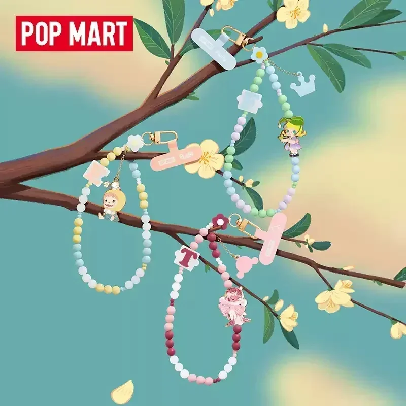 POPMART Hand In Hand Series Catena per cellulare Scatola misteriosa Scatola cieca Guess Bag Decorazione del desktop Modello carino Regalo Borsa cieca per ragazza