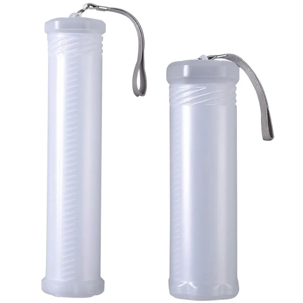 

2Pcs Telescopic Holder Extendible Brush Container Plastic Pen Case Transparent Storage Box For Classroom Retractable Pencil