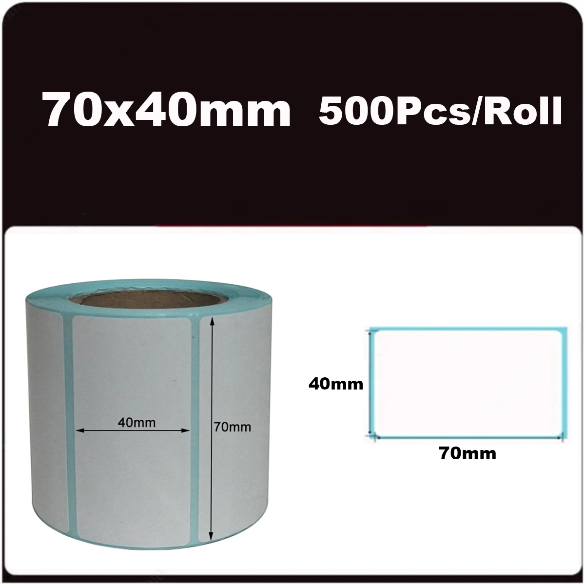 700 stks/rol 40*20/40*30/50*30mm Printbenodigdheden Thermisch Label Sticker Papier Waterdicht Supermarkt Prijs Blanco Label Direct Print