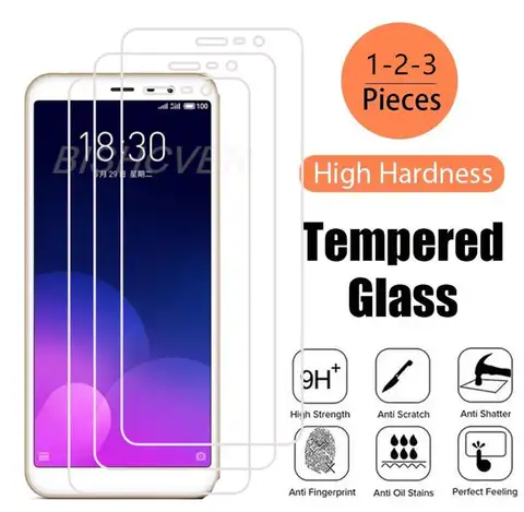 Vidrio Protector 9D para Meizu C9 Pro M8 Lite M6 M5 Note 9 8, Protector de pantalla templado V8 X8 M8C M6S M6T M5S M5C, funda de película de vidrio