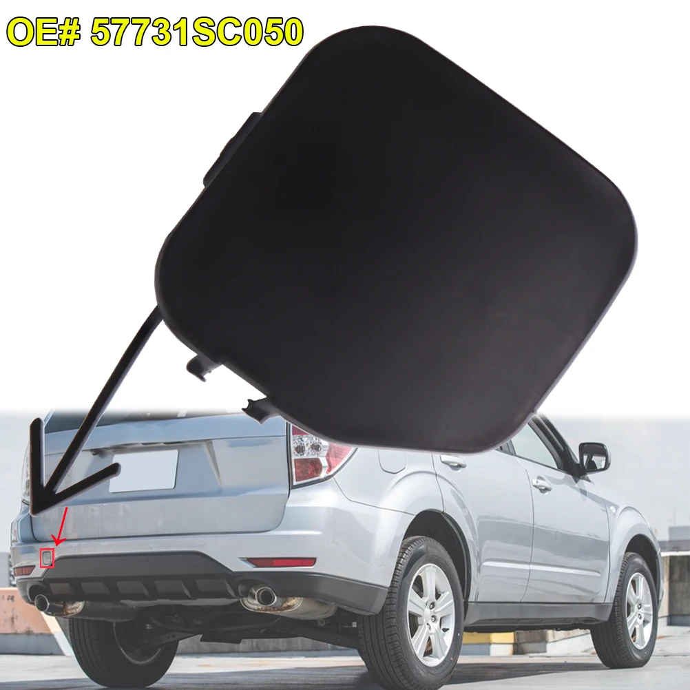 Amortecedor traseiro Gancho de Reboque Tampa para Subaru Forester, Acessórios Do Carro, Auto Styling Peças, OE #57731SC050, 2009, 2010, 2011, 2012, 2013