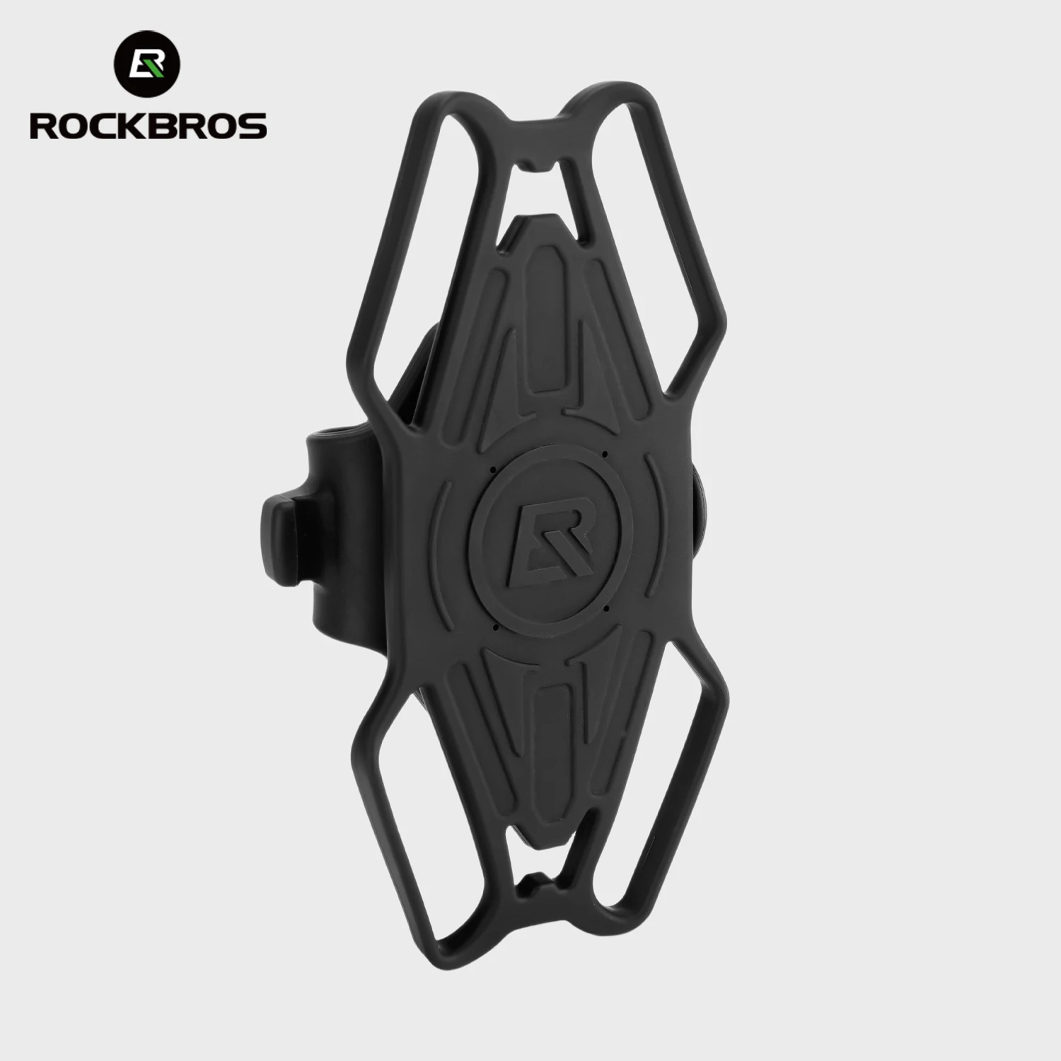 Soporte para teléfono de bicicleta ROCKBROS, soporte Universal de silicona de alta elasticidad para teléfono de bicicleta, soporte para teléfono móvil de 4-7 pulgadas, soporte a prueba de golpes