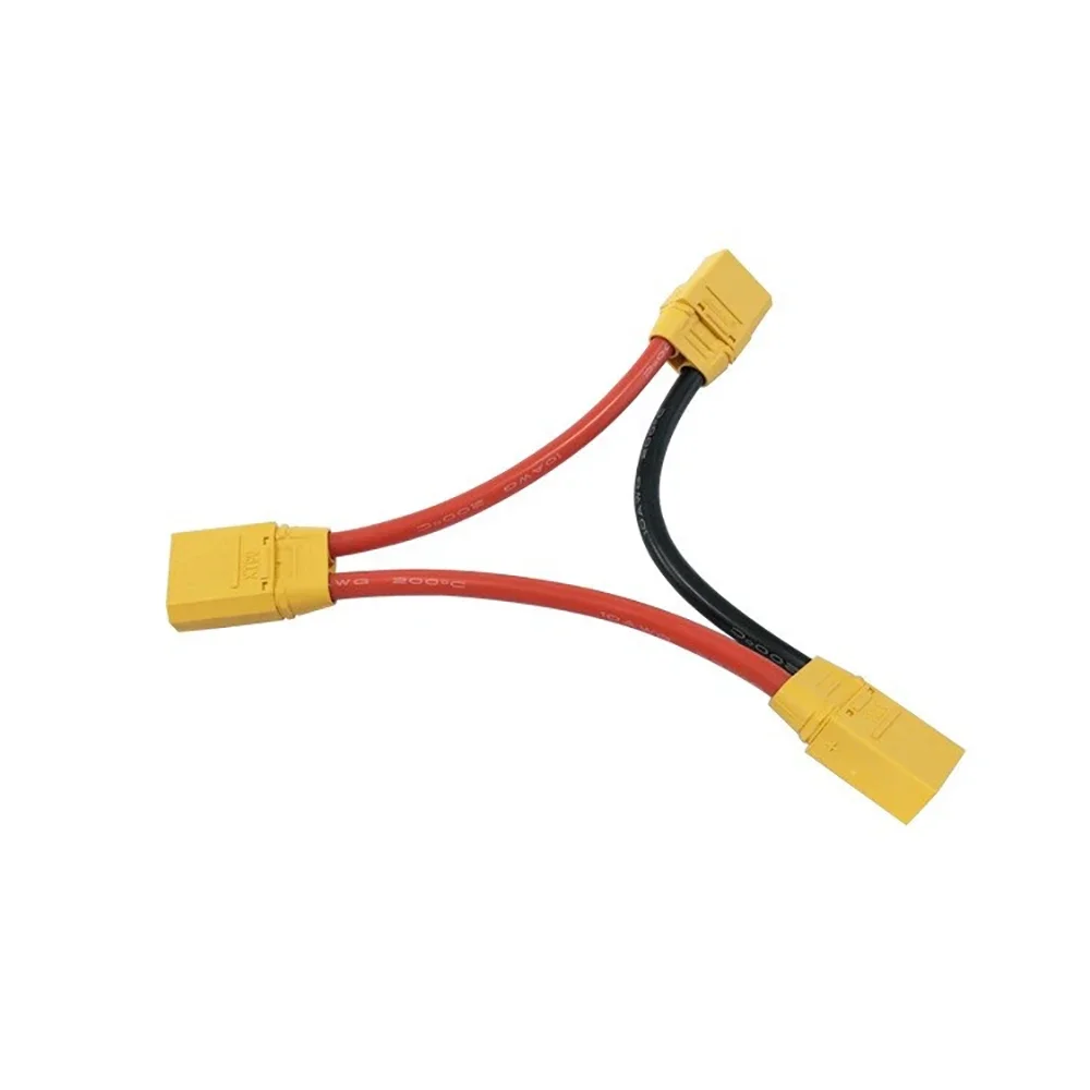 XT90 Battery Connector in Series Harness 10AWG Silicone Wire Lead Adapter Cable For Lipo Batteries