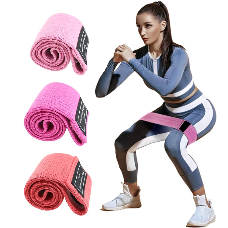 3-Pack Circle Booty Glutes Loop Bands Set Hip Band Fabric Resistance Bands for Legs Butt Fitness Sports & Entertainment Product