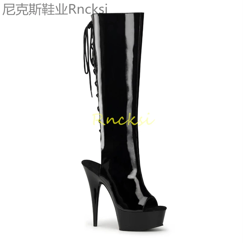 

15cm New spring Martin boots thick-soled Joker autumn waterproof platform booties slim boots