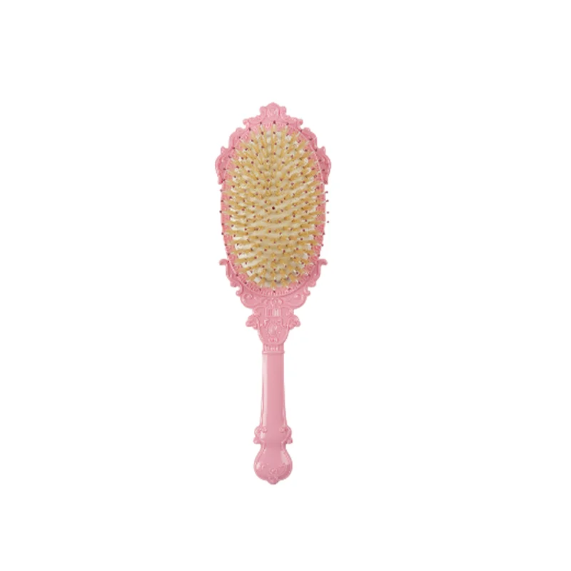 Sanrio Hello Kitty Retro Plaid Air Cushion Hair Brush - Portable Detangling Styling Tool for Kids, Travel, Gentle Hair Care