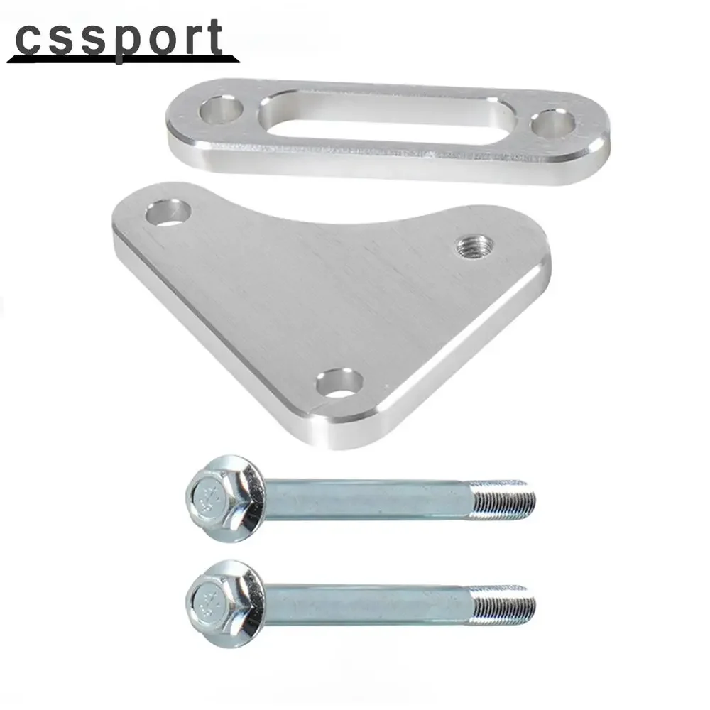 

LS Truck Idler Pulley Relocation Bracket for LS1 Intake Manifold Swap Idler Pulley Relocation Silver High Quality