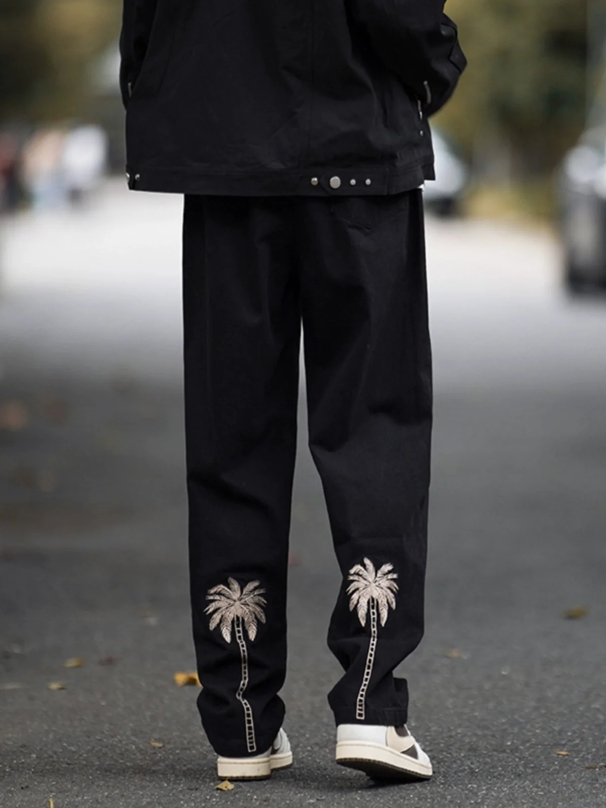 

Tree Men's Jeans Casual Straight Leg Wide Leg Loose Fit Spring Autumn Trendy Brand Cool Teenager Pants Faionable Youth...