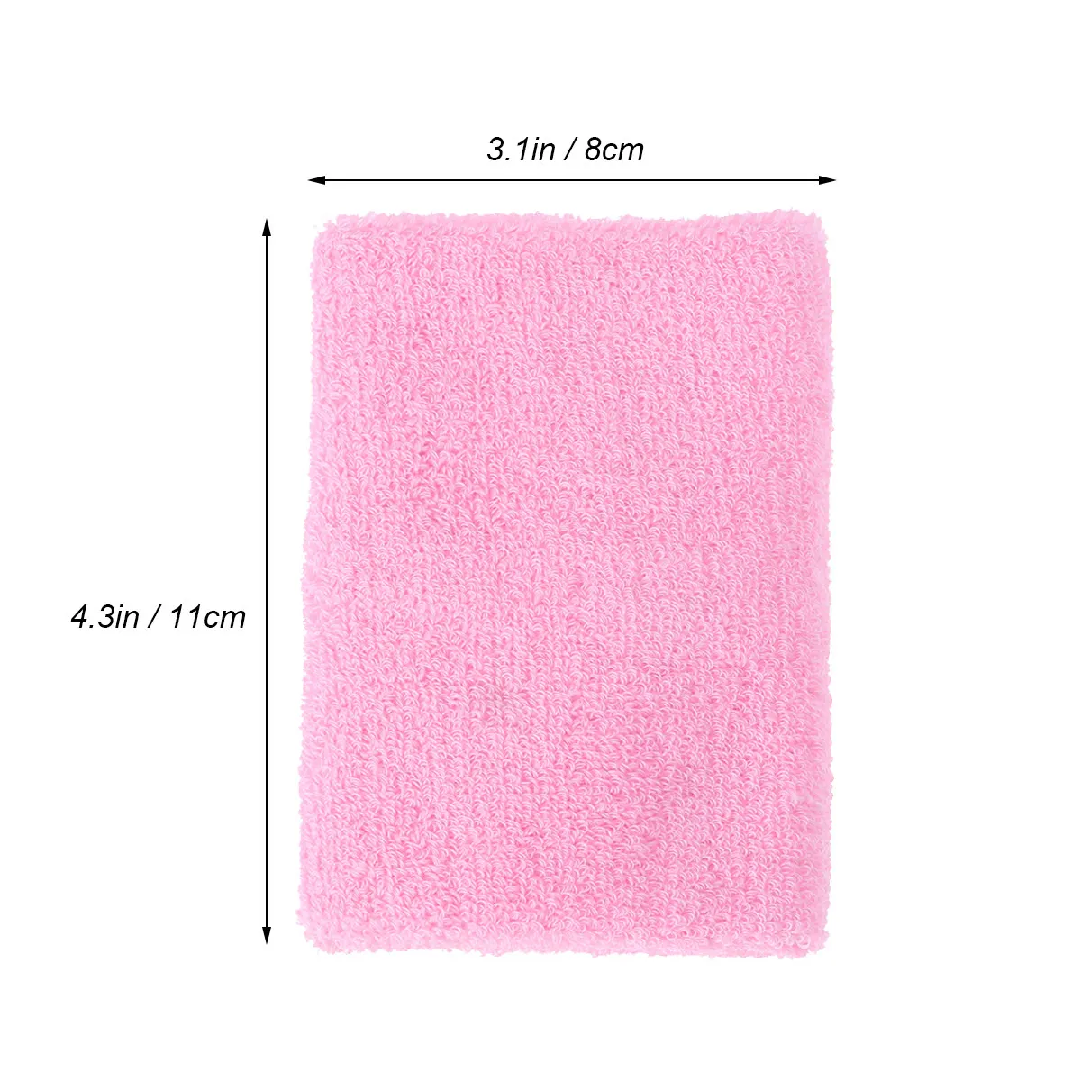 Premium Cotton Wristbands Sweat Absorbing Athletic Wrist Sweatbands for Indoor Outdoor Sports Gym Fitness Activities Decorative