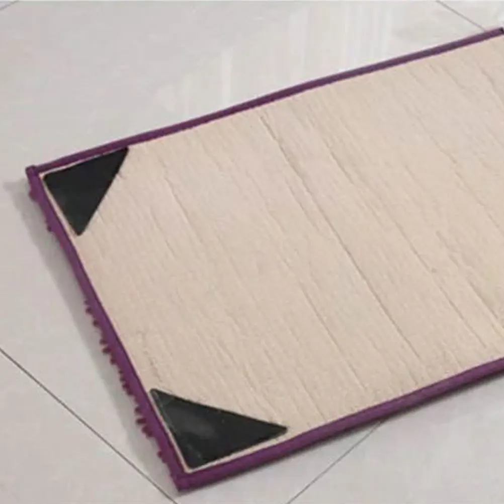 Coussinets antidérapants pour tapis, 4 pièces, matériau PU, facile à installer, Design élégant, sécuris, tapis de sol, coins antidérapants, pinces