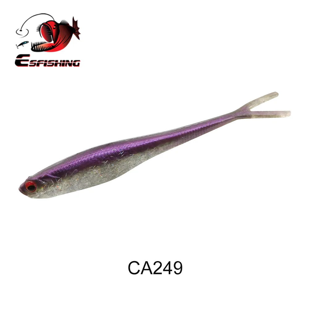 ESFISHING Weiche Angelköder Real Shad 130mm Pesca Köder Minnow Jigging Köder Isca Künstlicher Köder zum Angeln auf Hecht und Forelle