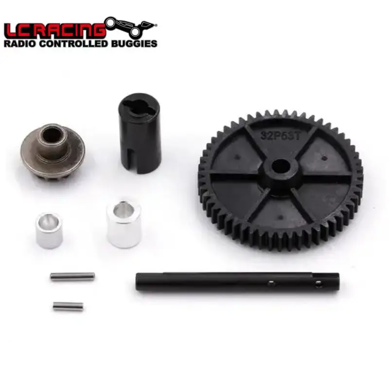 

Original LC RACING For C8208 Steel Bevel Drive Gear with Spur Gear, Shaft & Outdrive For PTG-1