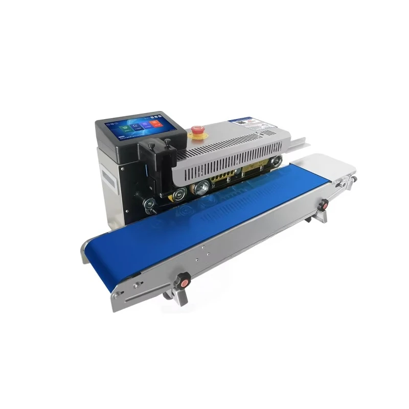 

Factory Direct Sale Continuous Heat Band Sealer with Date Coding Printer for PP PE Plastic Bag Sealing Machine