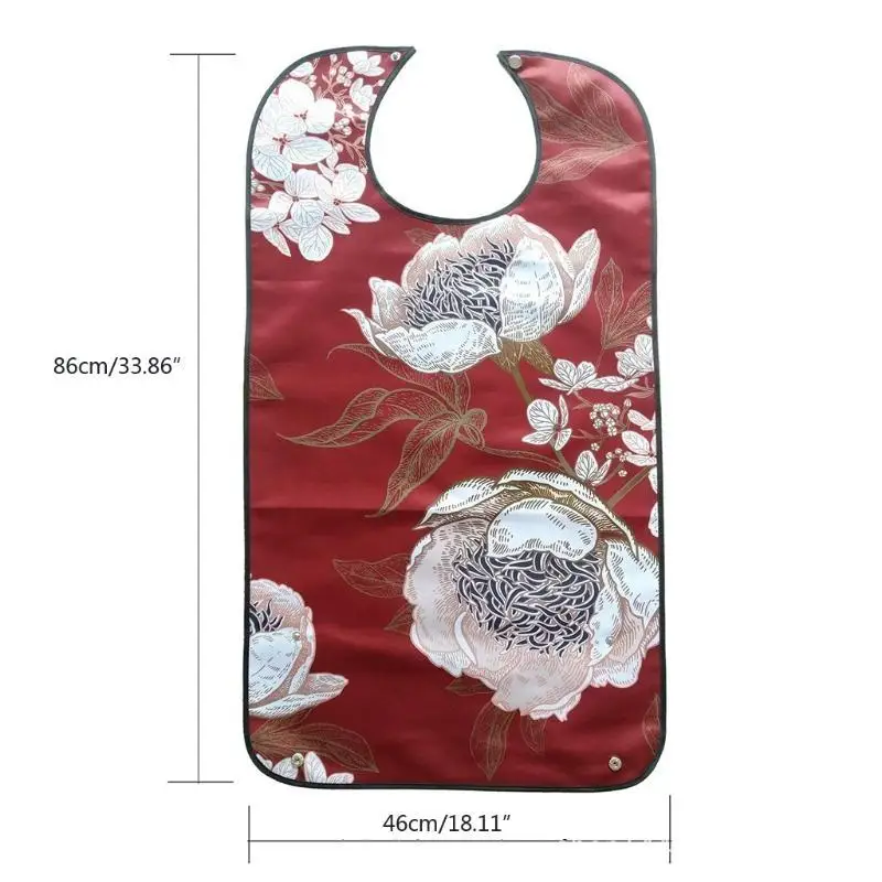 U13F Gran impermeable a comida para adultos comida para adultos Discapacidad ropa Protector cocción Ayuda