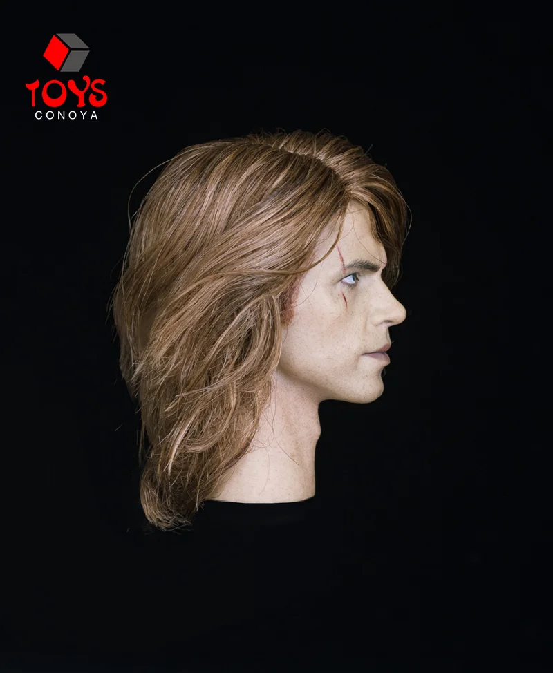 EHTOYS-Tête de Soldat Masculin Démonisée, Sculpture, Greffe de Cheveux, Anakin Hayden Christensen, 12 Figurines en Vrac, Échelle 1/6