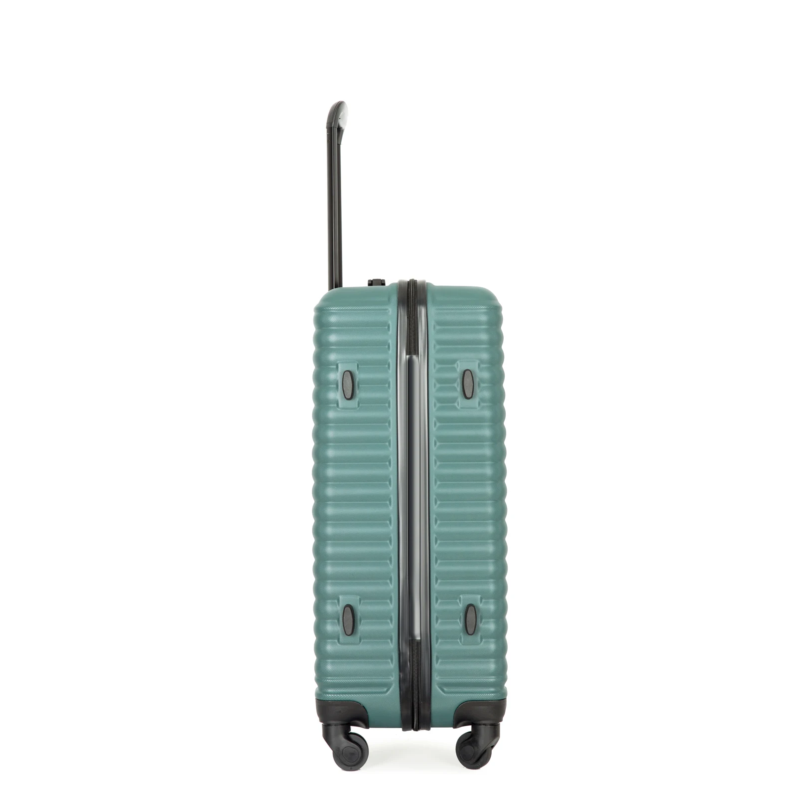 Suitcase 4 Rolls ABS Material TSA Custom Lock 68*44.5*27.5 Dark Green Hardshell Suitcase hand luggage