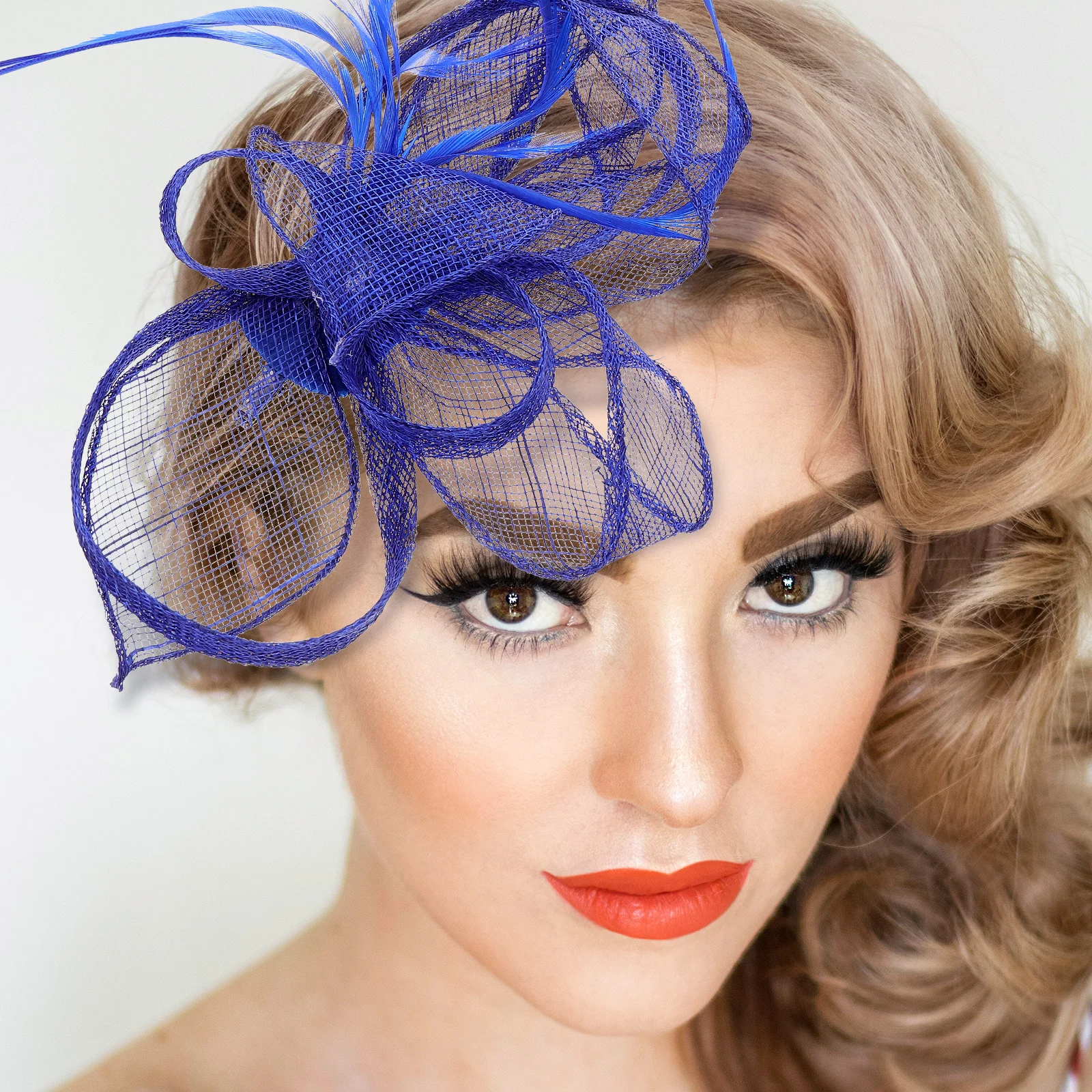 

Elegant Premium Fascinator Headband Women Wedding Bridal Headdress Tea Party Hat Banquet Headwear Fascinators for Women