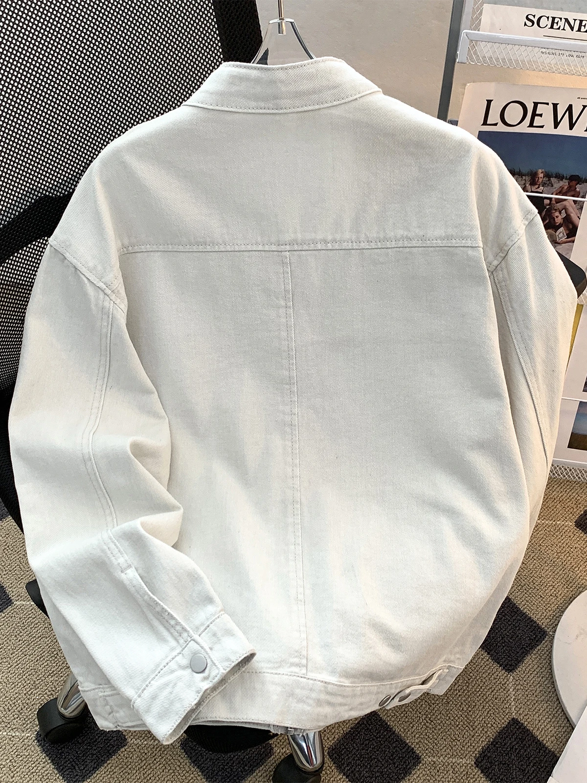 

Мужская джинсовая куртка-пальто с капюшоном, оригинальная, шерстяная, в стиле бохо-вестерн, для активного отдыха, для стадионов, с защитой костяшек пальцев