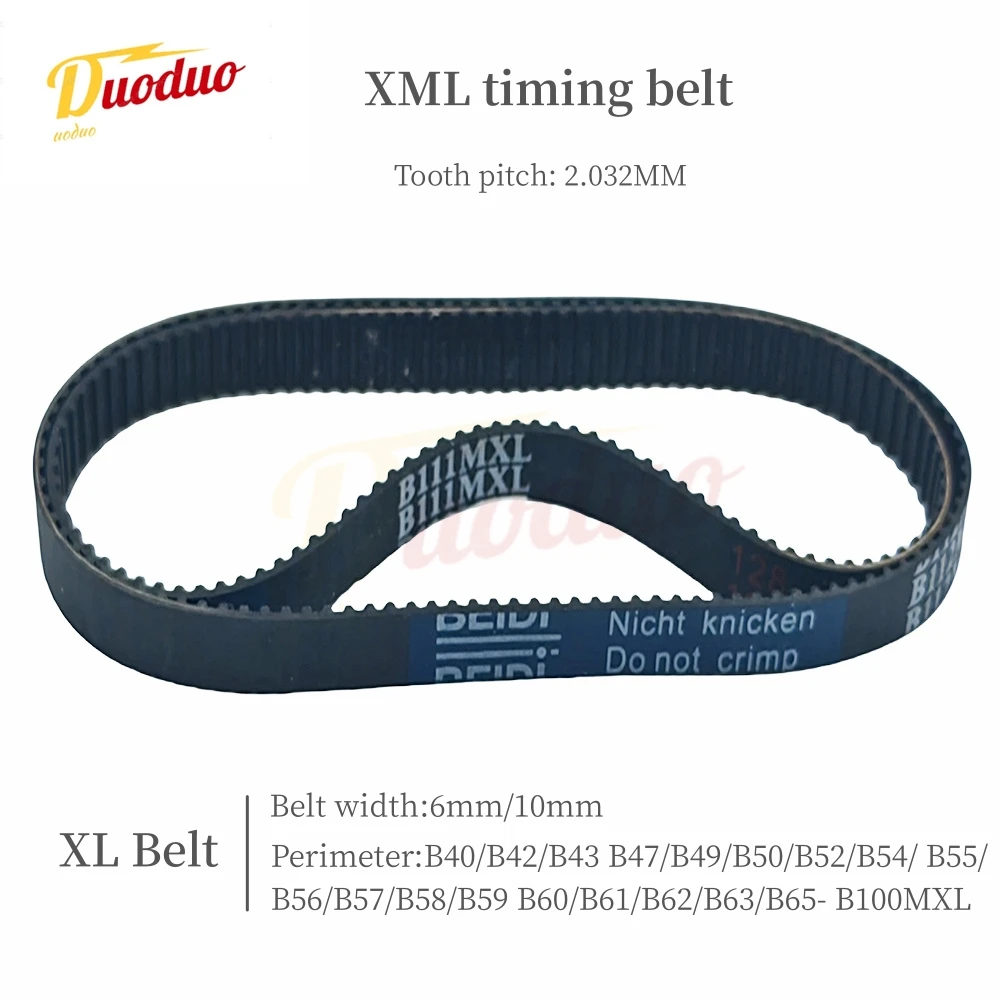 Синхронный ремень ГРМ MXL B40 B42 B43 B47 B49 B50 B52 B54 B55 B56 B57 B58 B59 B60 B61 B62 B63 B65- B100MXL Ширина ремня: 6 мм/10 мм